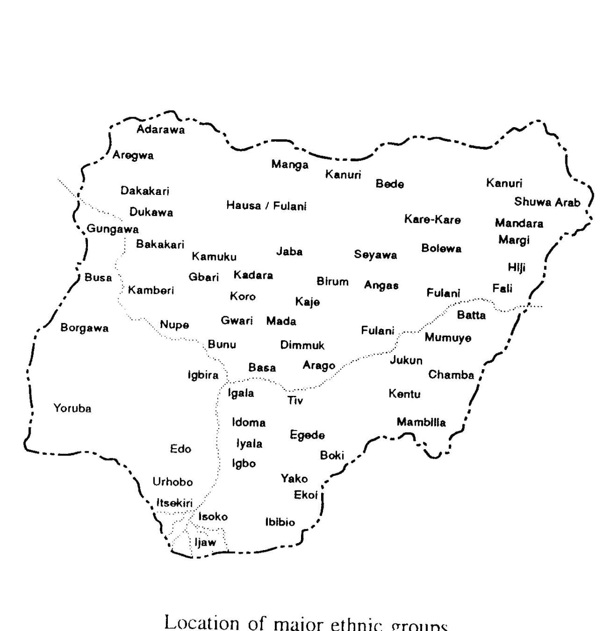 ಒಂದು ಸ್ಕೆಚ್ ಸೆಳೆಯಲು ನಕ್ಷೆ ನೈಜೀರಿಯಾ