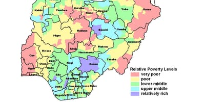 ನಕ್ಷೆ ಆರ್ಥಿಕ ನೈಜೀರಿಯಾ