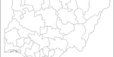 ಖಾಲಿ ನಕ್ಷೆ ನೈಜೀರಿಯಾ